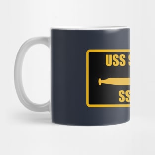 USS Seawolf Patch Mug